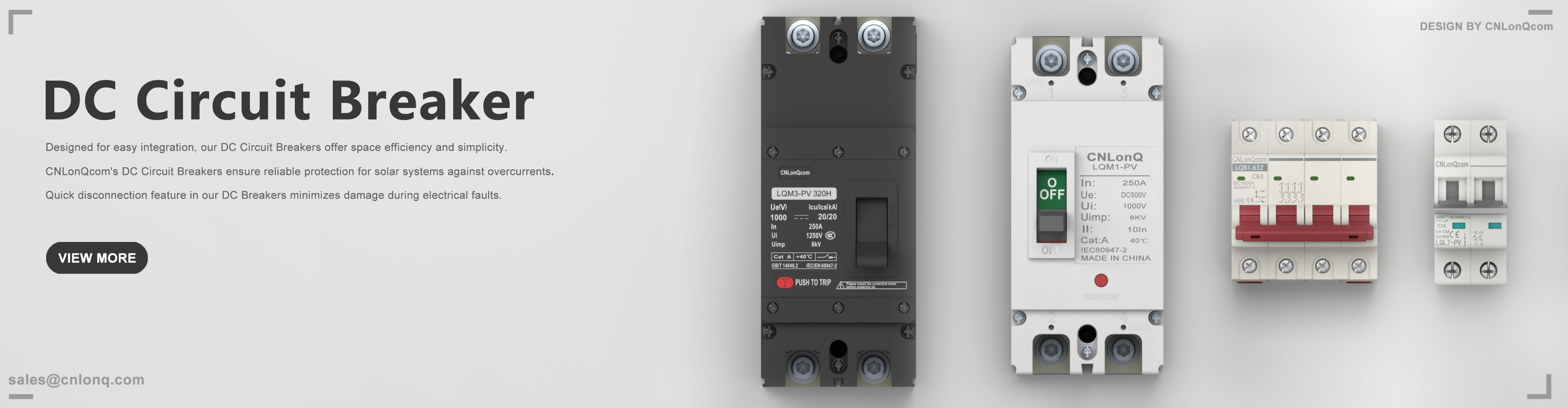 Interruttore automatico CC LQL7-PV