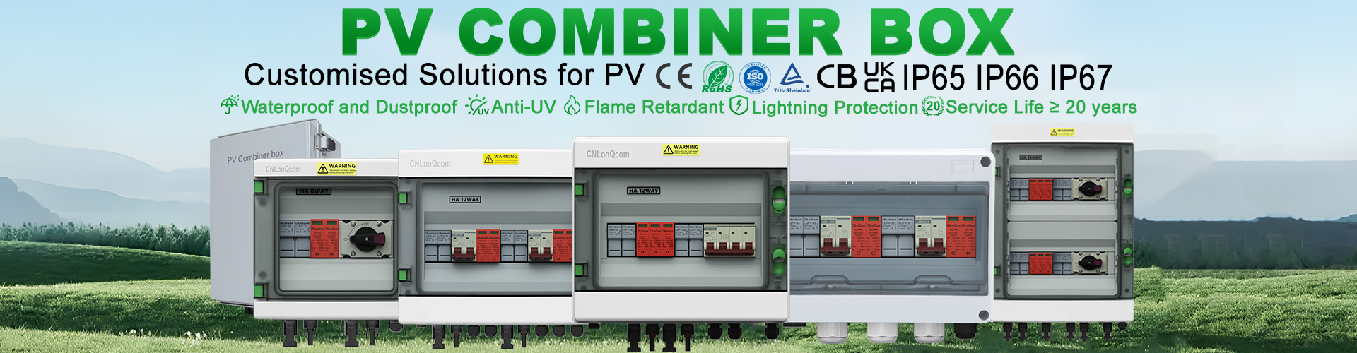 Combinatore fotovoltaico 1 ingresso 1 uscita DC500V